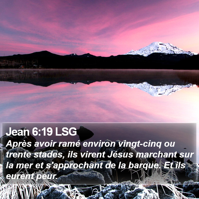 Jean 6:19 LSG Bible Study