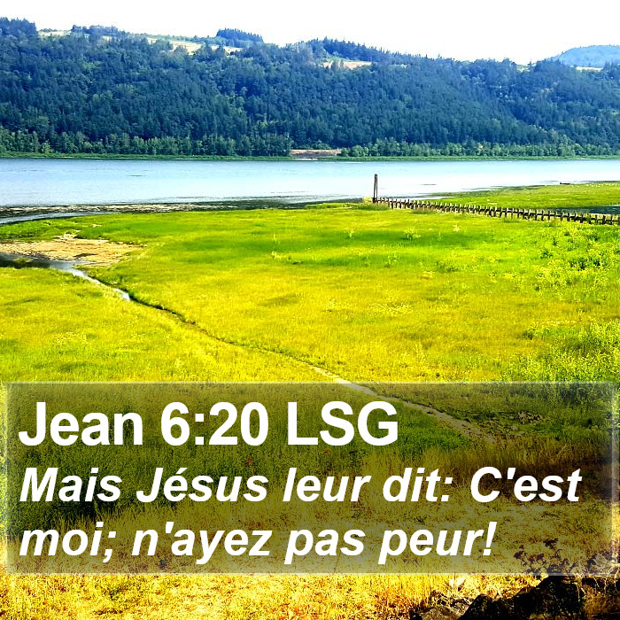 Jean 6:20 LSG Bible Study