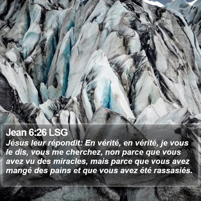 Jean 6:26 LSG Bible Study