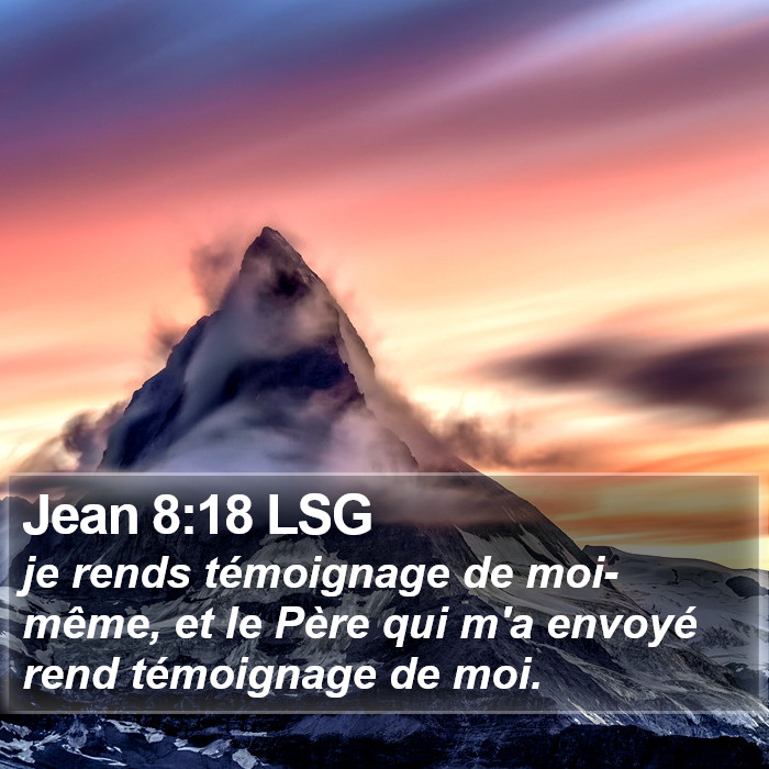 Jean 8:18 LSG Bible Study