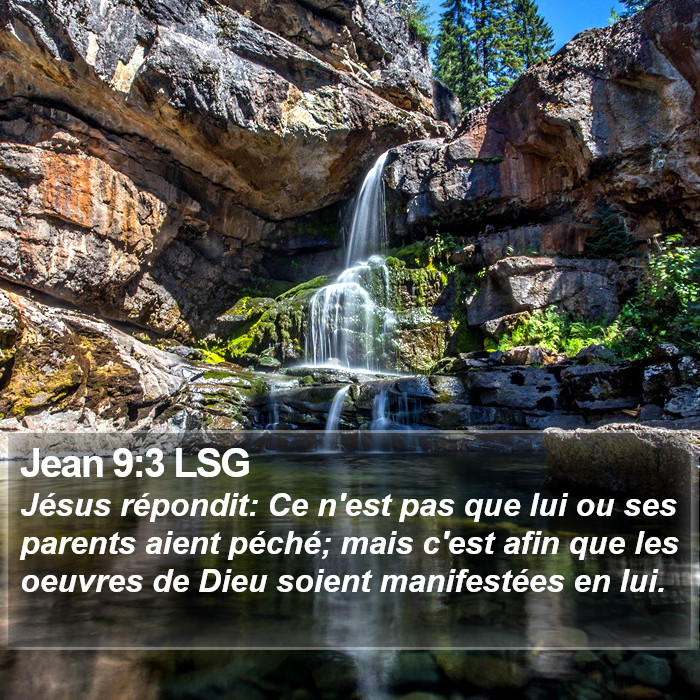 Jean 9:3 LSG Bible Study