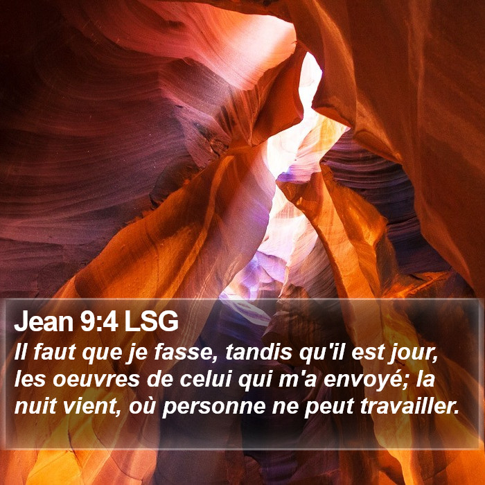 Jean 9:4 LSG Bible Study