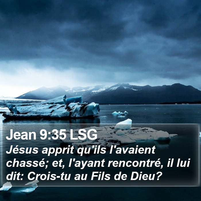 Jean 9:35 LSG Bible Study