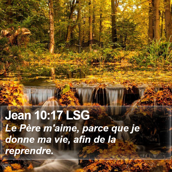 Jean 10:17 LSG Bible Study