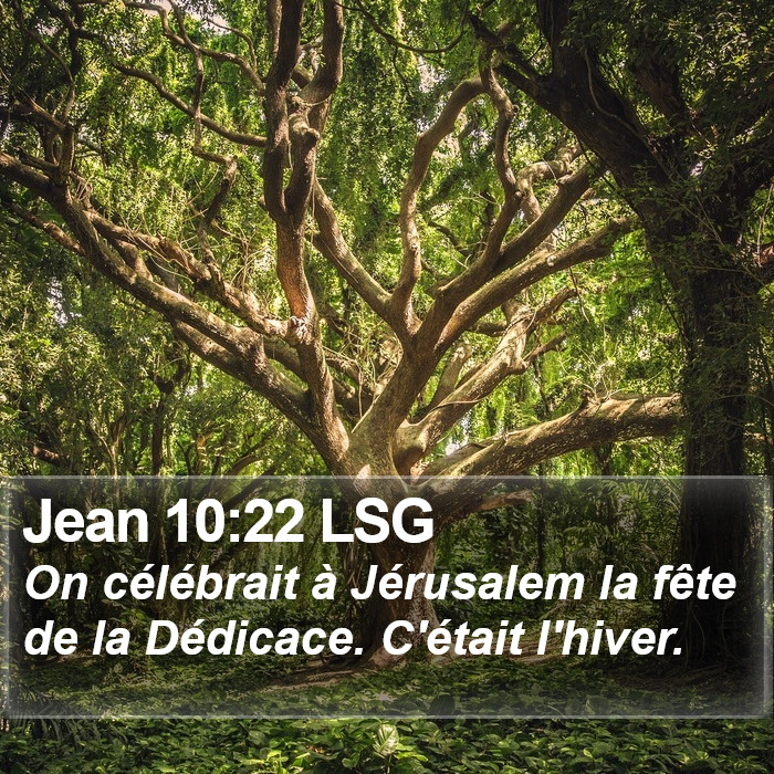 Jean 10:22 LSG Bible Study