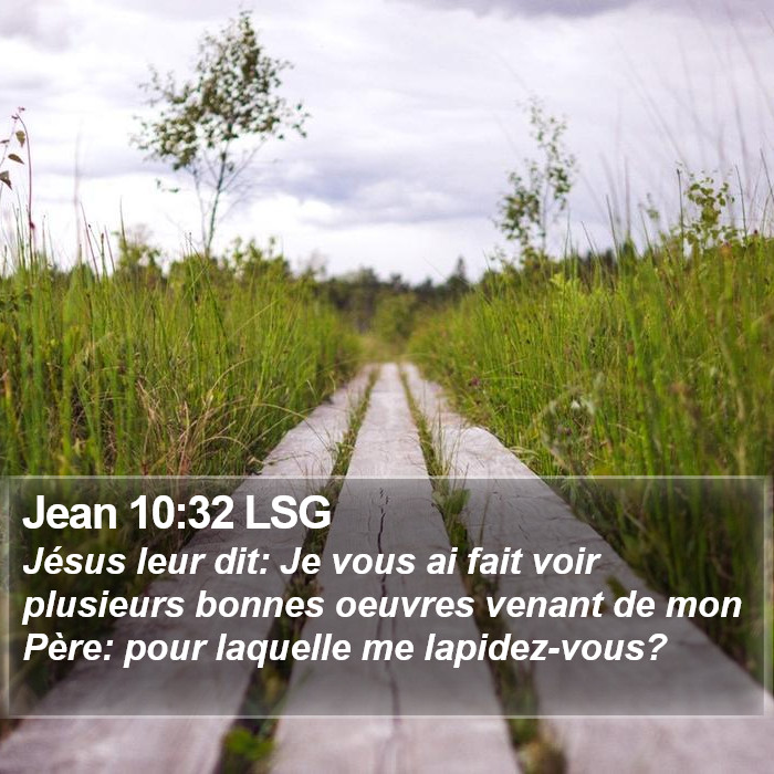 Jean 10:32 LSG Bible Study