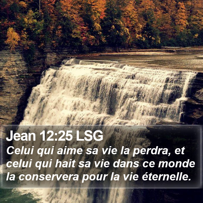 Jean 12:25 LSG Bible Study