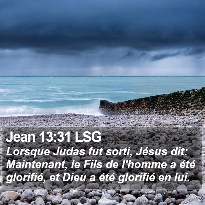 Jean 13:31 LSG Bible Study