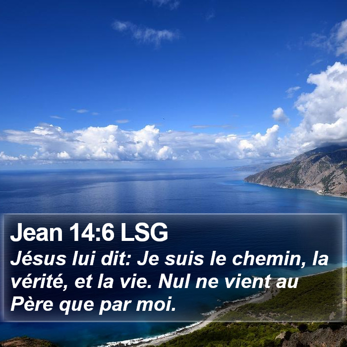 Jean 14:6 LSG Bible Study