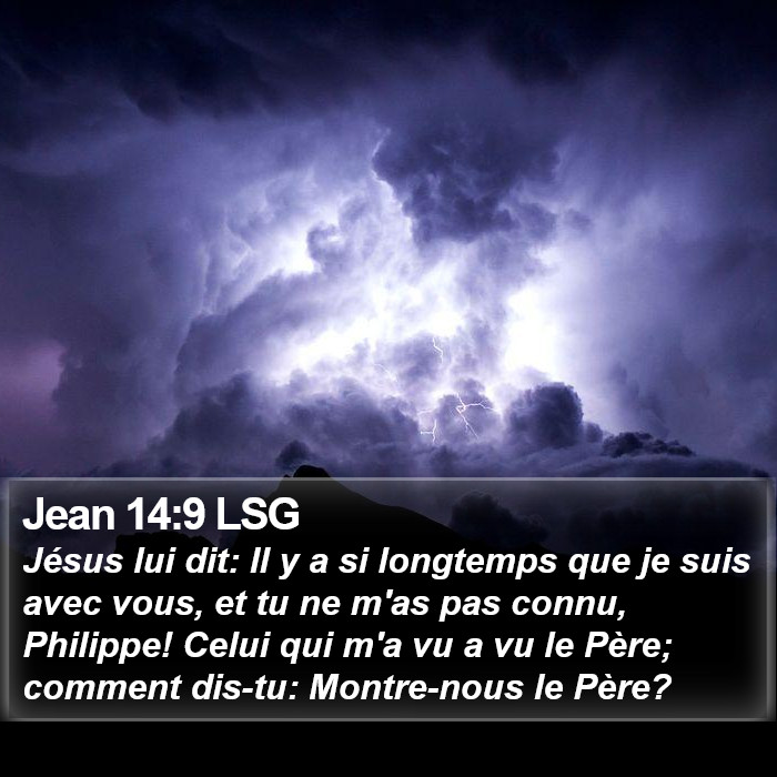 Jean 14:9 LSG Bible Study