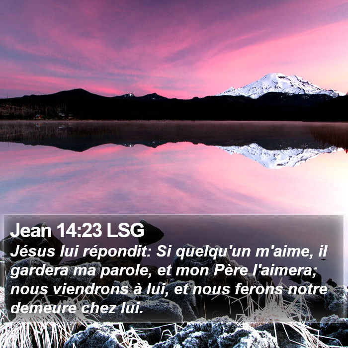 Jean 14:23 LSG Bible Study