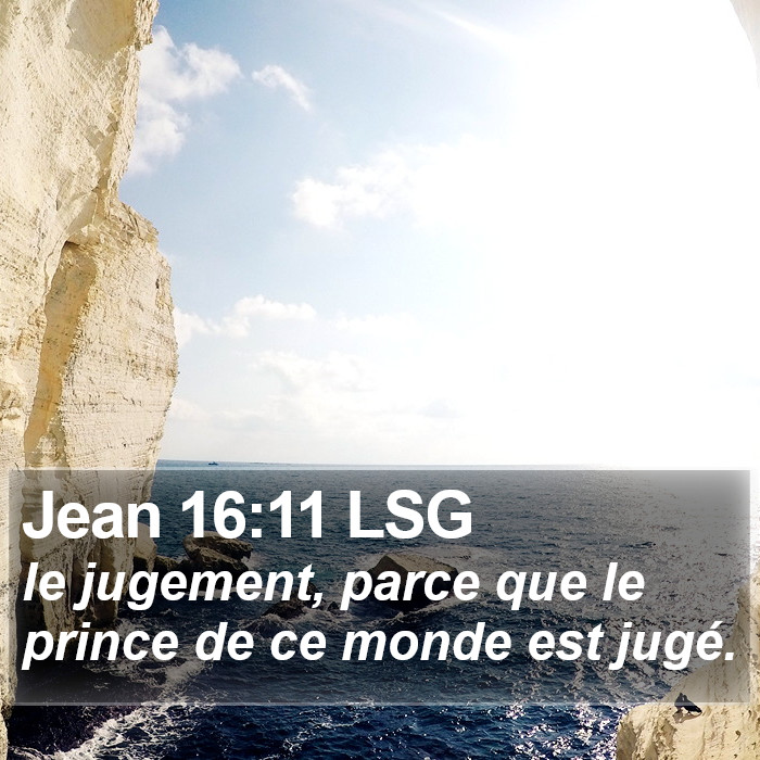 Jean 16:11 LSG Bible Study
