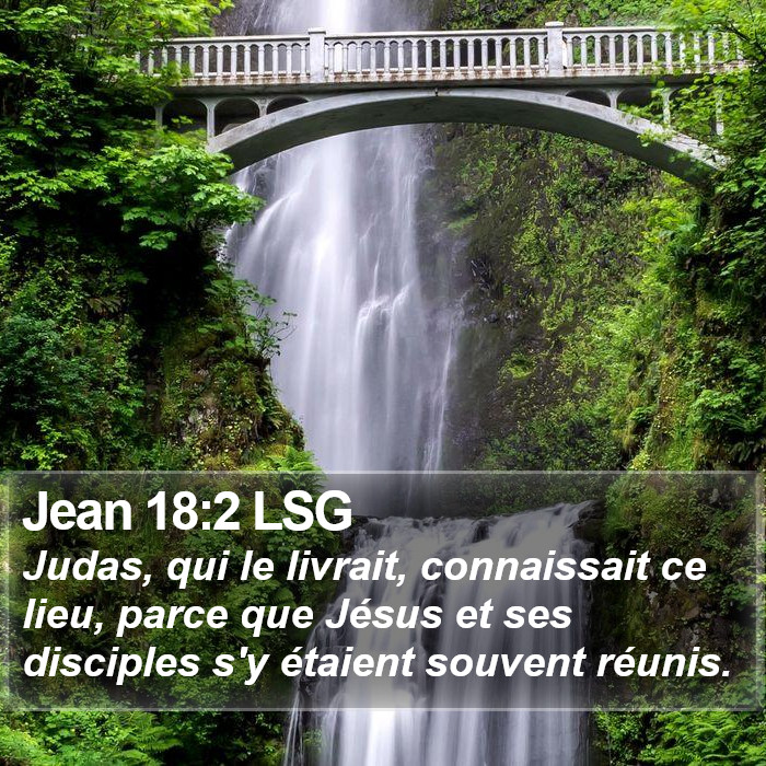 Jean 18:2 LSG Bible Study