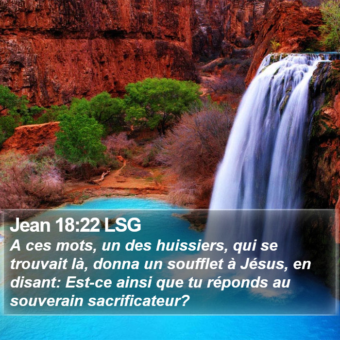 Jean 18:22 LSG Bible Study