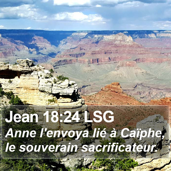 Jean 18:24 LSG Bible Study