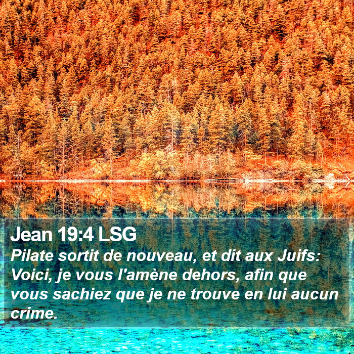 Jean 19:4 LSG Bible Study