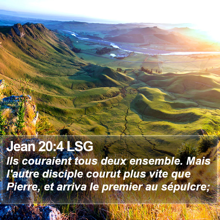 Jean 20:4 LSG Bible Study