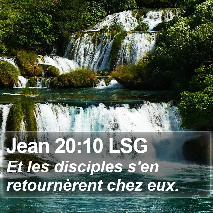 Jean 20:10 LSG Bible Study