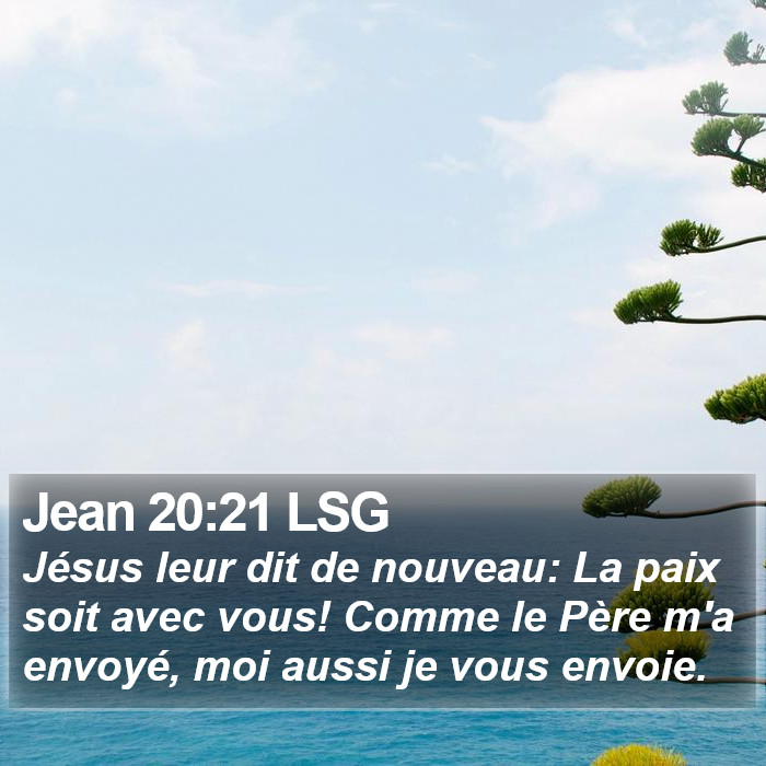 Jean 20:21 LSG Bible Study