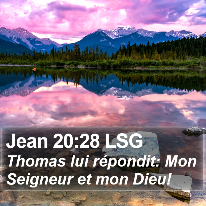 Jean 20:28 LSG Bible Study