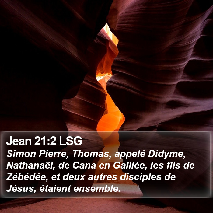 Jean 21:2 LSG Bible Study
