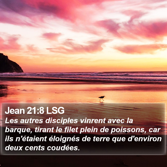 Jean 21:8 LSG Bible Study
