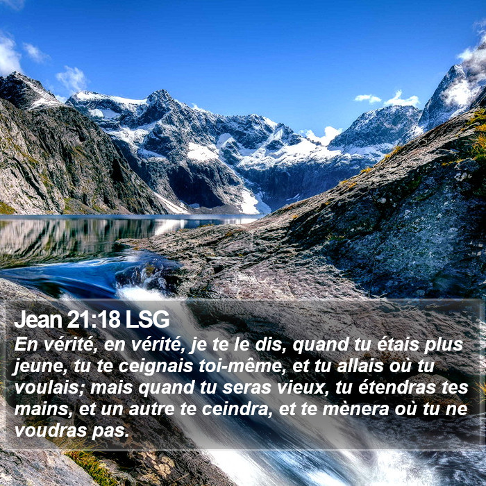 Jean 21:18 LSG Bible Study