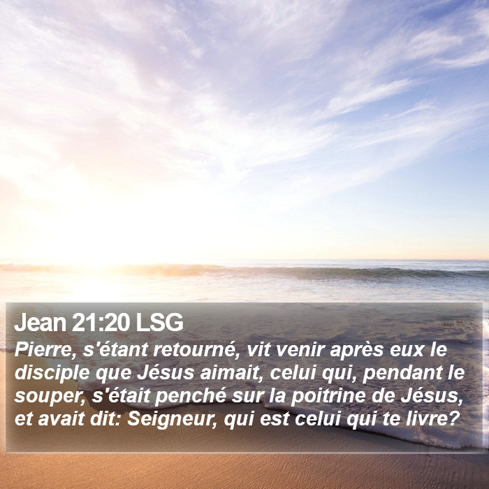 Jean 21:20 LSG Bible Study