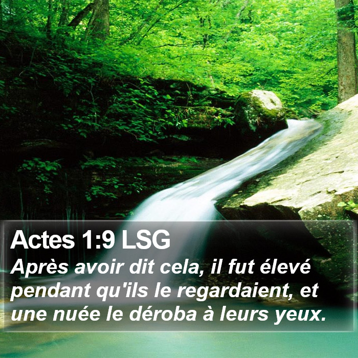 Actes 1:9 LSG Bible Study