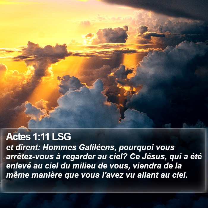 Actes 1:11 LSG Bible Study