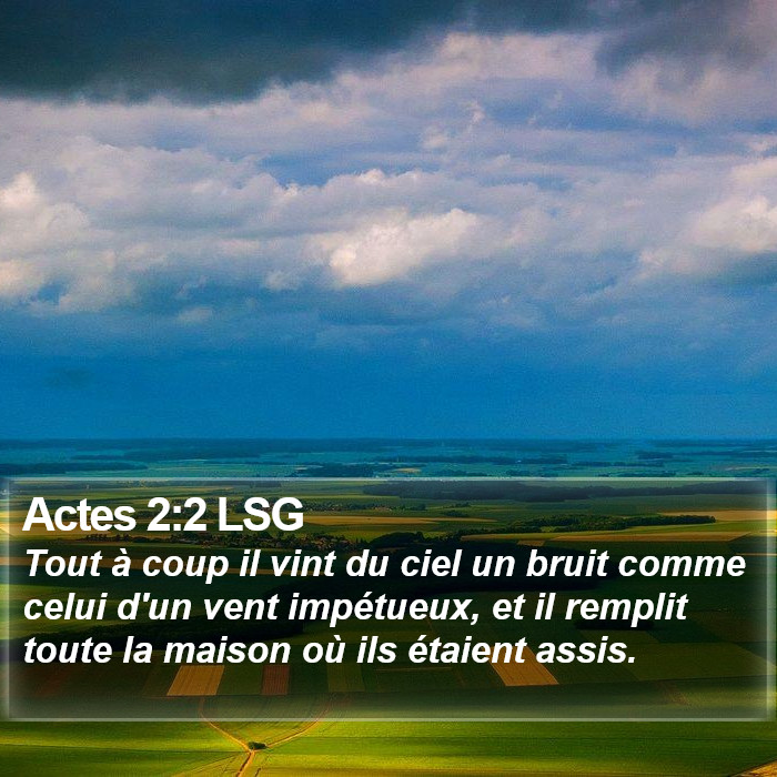 Actes 2:2 LSG Bible Study