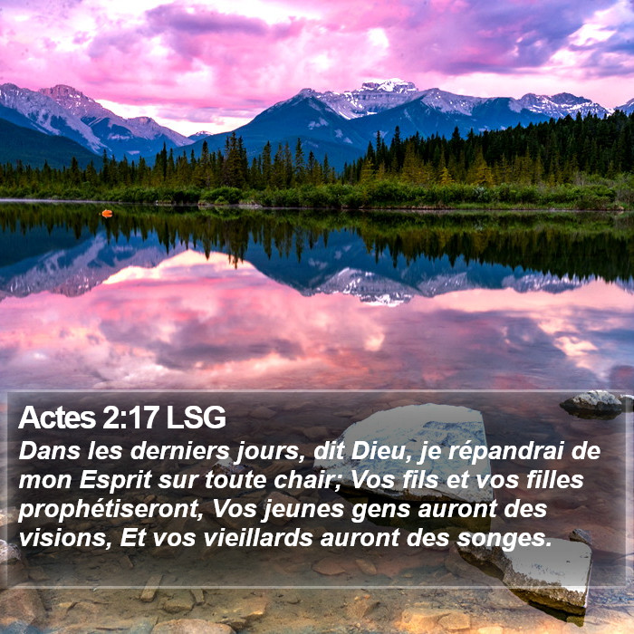 Actes 2:17 LSG Bible Study