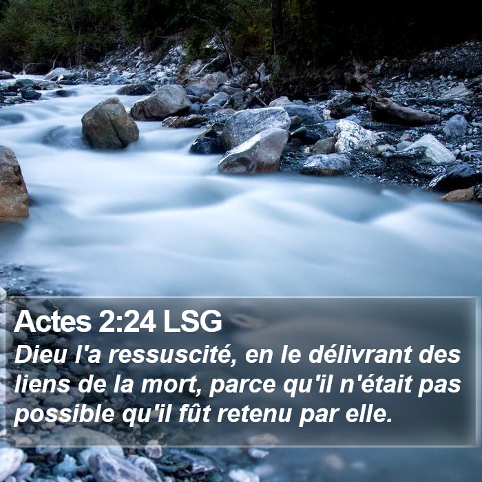 Actes 2:24 LSG Bible Study