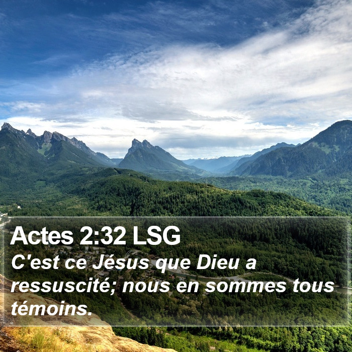 Actes 2:32 LSG Bible Study