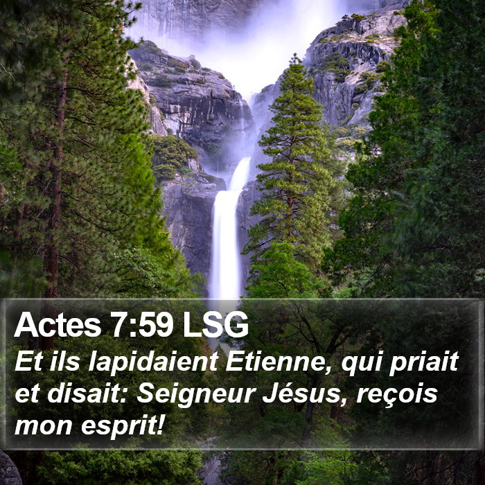 Actes 7:59 LSG Bible Study