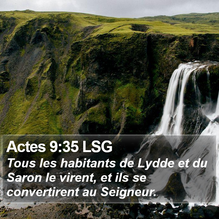 Actes 9:35 LSG Bible Study