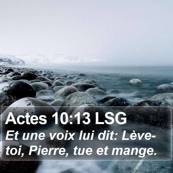 Actes 10:13 LSG Bible Study