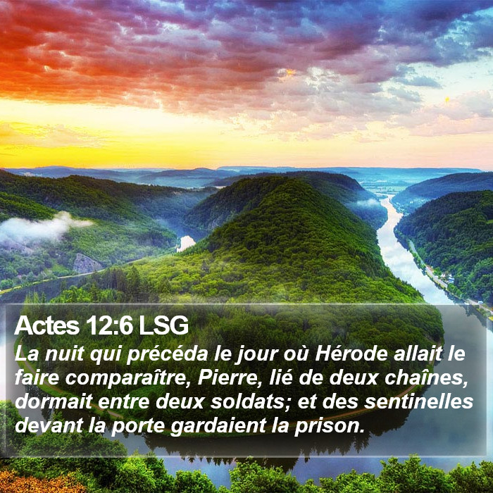 Actes 12:6 LSG Bible Study