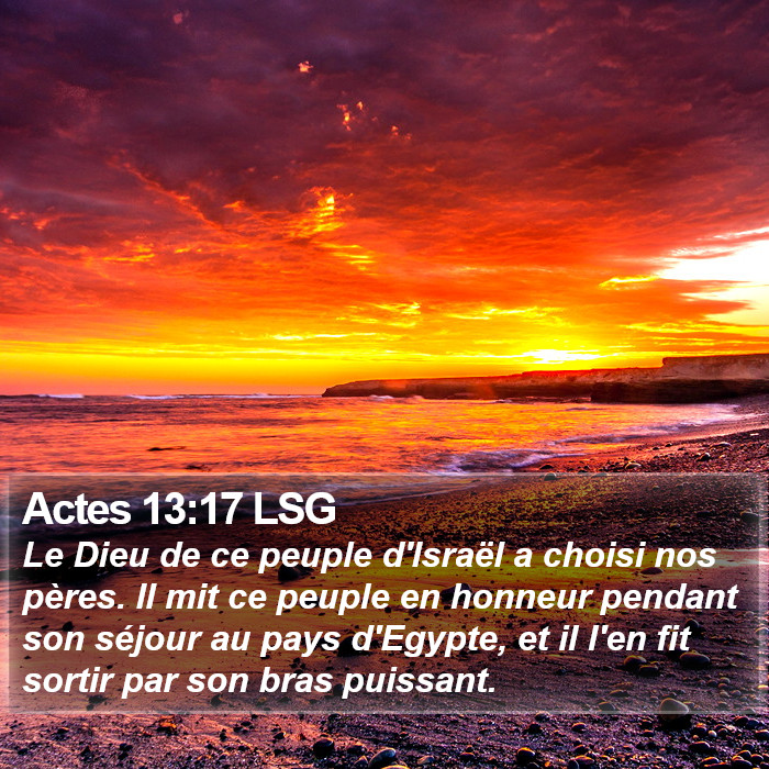 Actes 13:17 LSG Bible Study