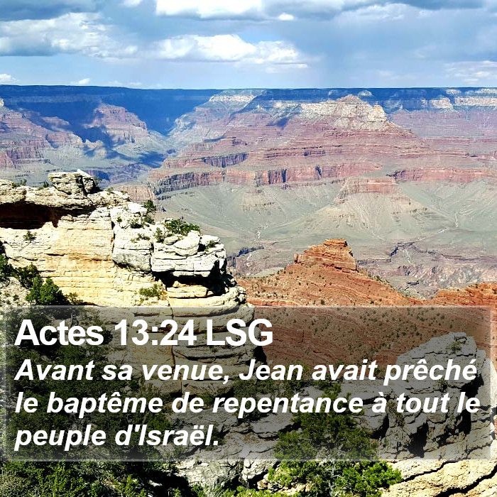 Actes 13:24 LSG Bible Study