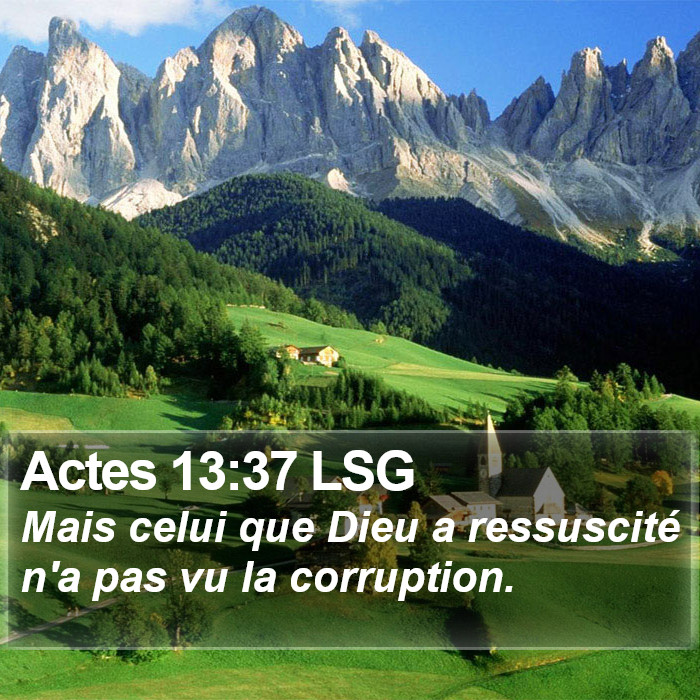 Actes 13:37 LSG Bible Study