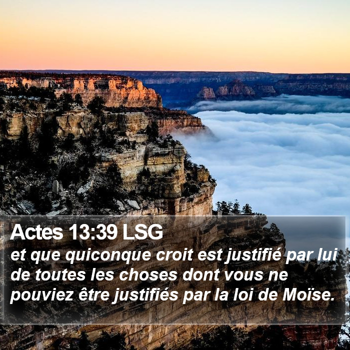 Actes 13:39 LSG Bible Study