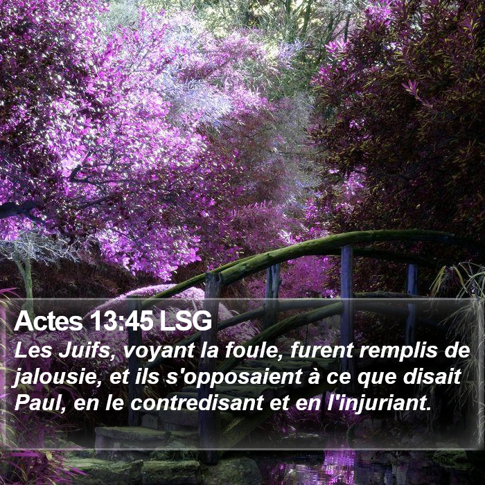 Actes 13:45 LSG Bible Study