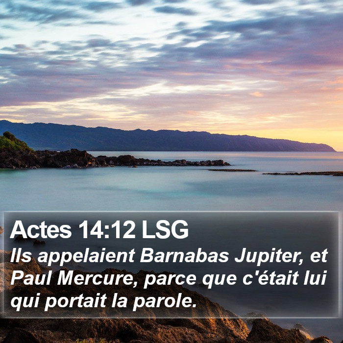 Actes 14:12 LSG Bible Study