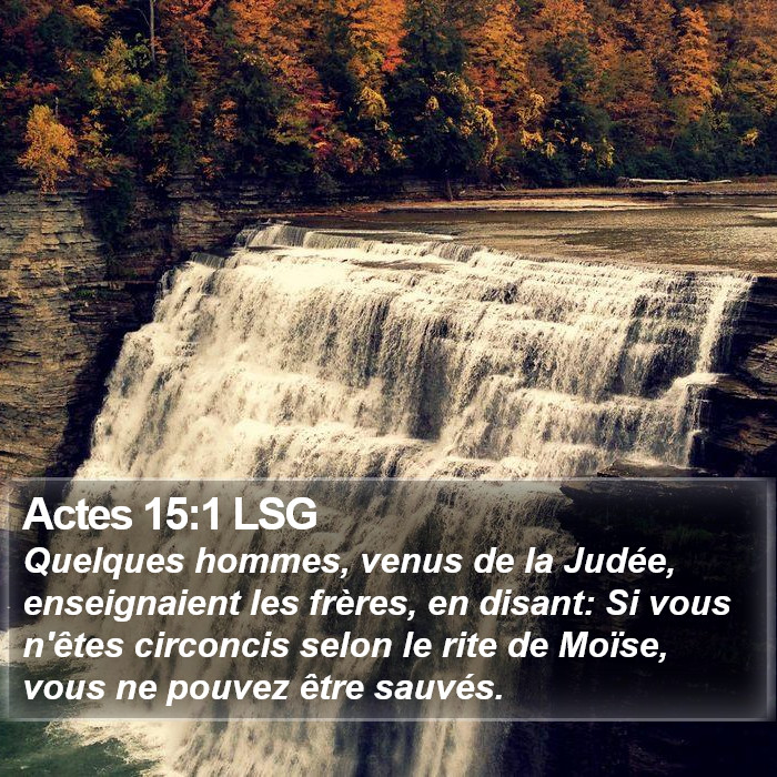 Actes 15:1 LSG Bible Study