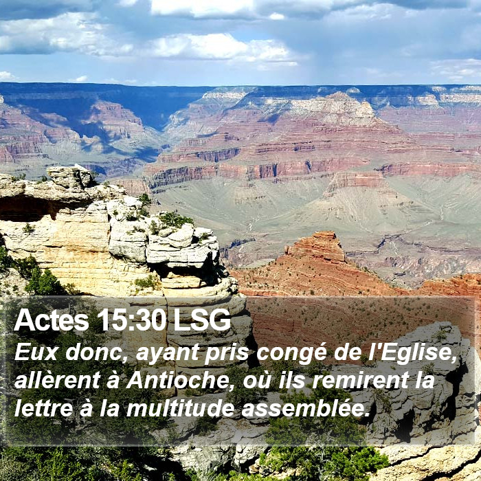Actes 15:30 LSG Bible Study