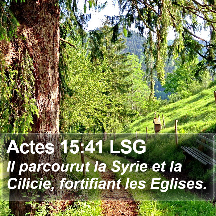 Actes 15:41 LSG Bible Study