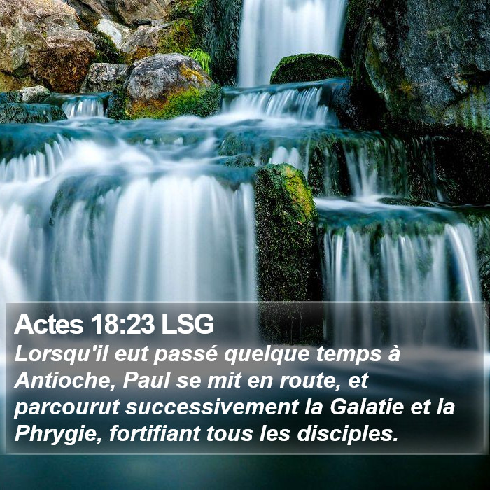 Actes 18:23 LSG Bible Study
