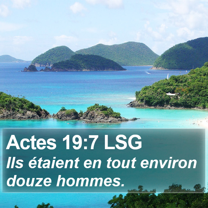 Actes 19:7 LSG Bible Study