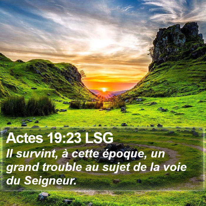 Actes 19:23 LSG Bible Study